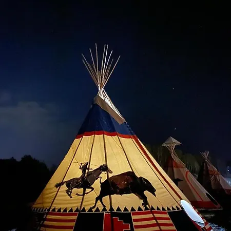 Luksustelt Indiana Camp - 150 M Od Suntago Park Grabce-Towarzystwo