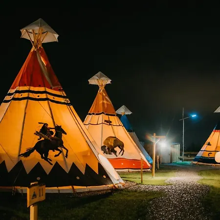 Luksustelt Indiana Camp - 150 M Od Suntago Park Grabce-Towarzystwo