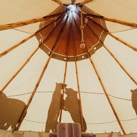 Luksustelt Indiana Camp - 150 M Od Suntago Park Grabce-Towarzystwo