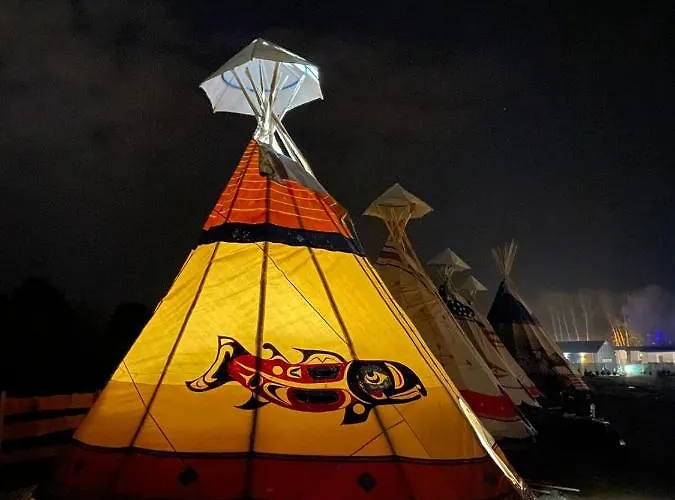 Indiana Camp - 150 M Od Suntago Park Роскошный шатер Grabce-Towarzystwo