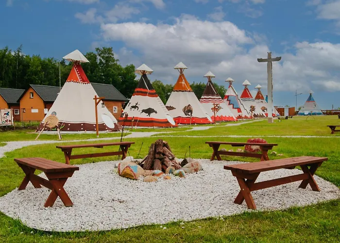 Indiana Camp - 150 M Od Suntago Park Роскошный шатер Grabce-Towarzystwo