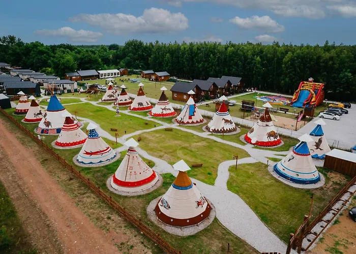 Indiana Camp - 150 M Od Suntago Park Роскошный шатер Grabce-Towarzystwo
