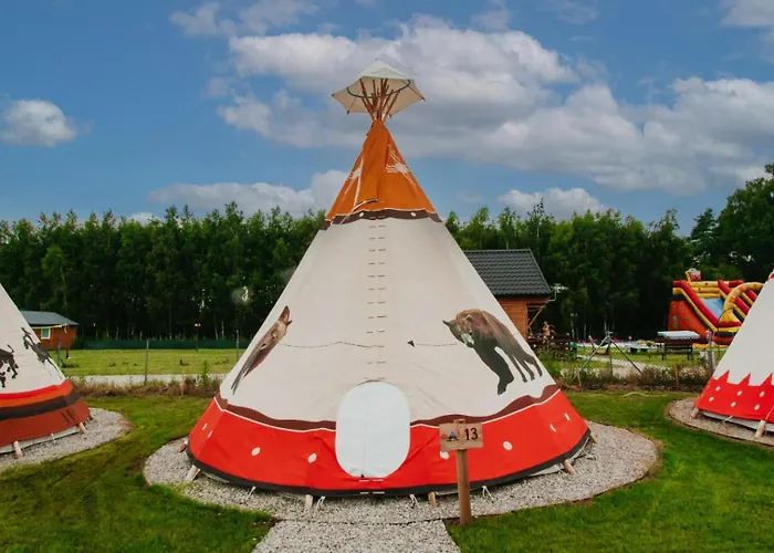 Indiana Camp - 150 M Od Suntago Park Роскошный шатер Grabce-Towarzystwo