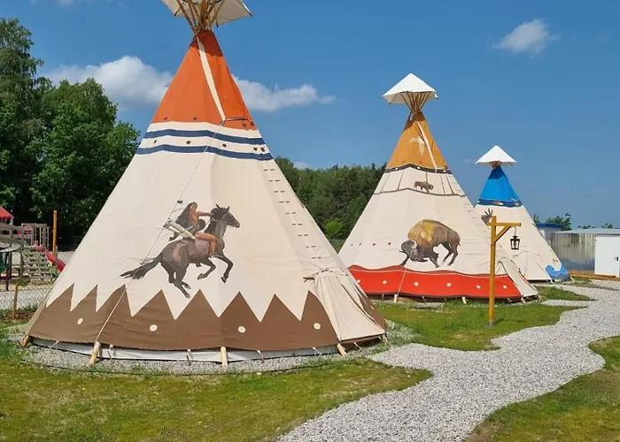 Indiana Camp - 150 M Od Suntago Park Роскошный шатер Grabce-Towarzystwo